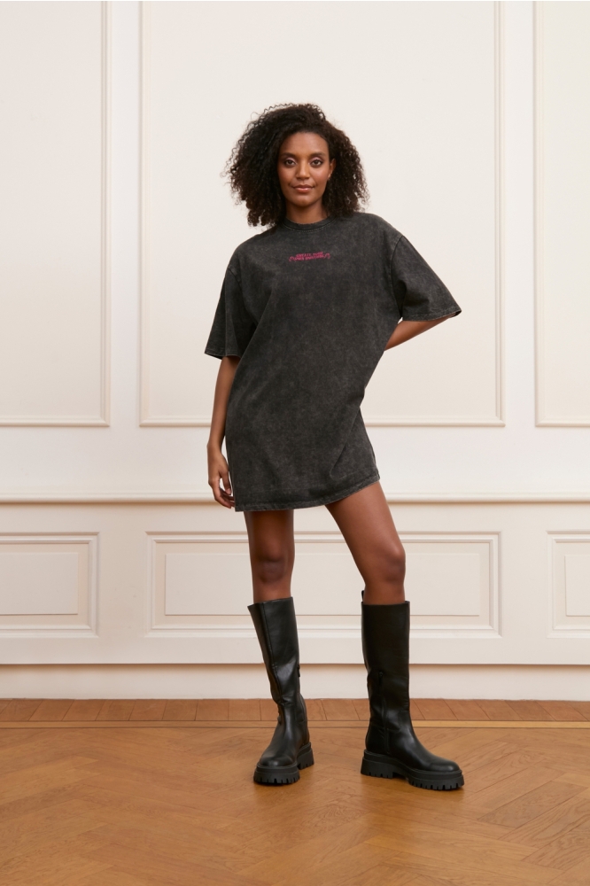 T SHIRT DRESS ROXY QE203 600 Black